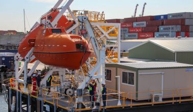 Command The Operation Of Survival Craft – Swing Arm Davit Lifeboat